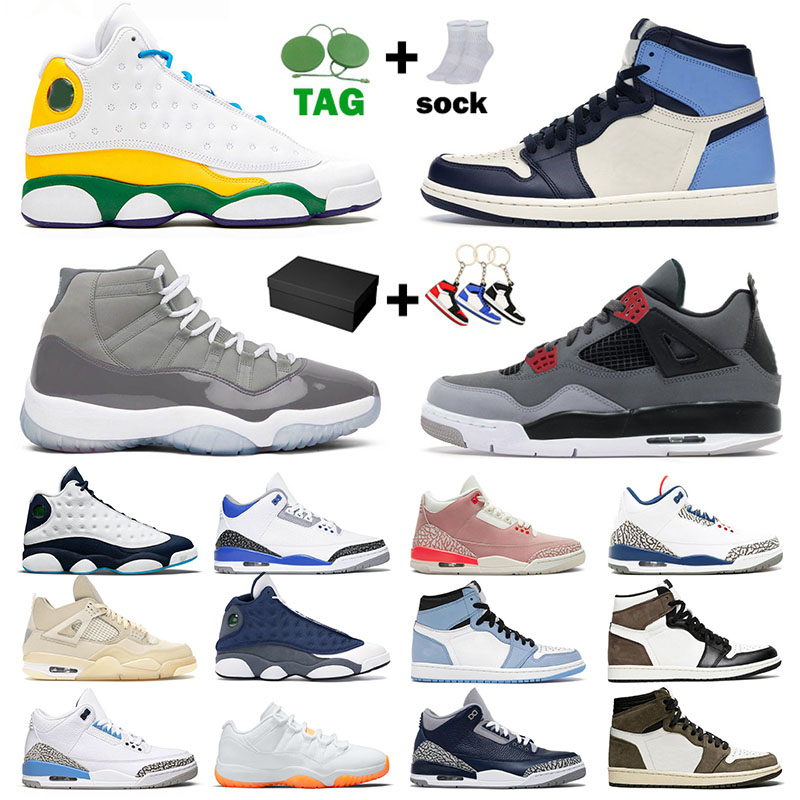 

Men Women Basketball Shoe Jumpman 1 University Blue High Mid Dutch Green Georgetown 3 Off Sail 4 White Cool Grey 11 Obsidian 13 Sneaker Trainer, D23 36-47 black