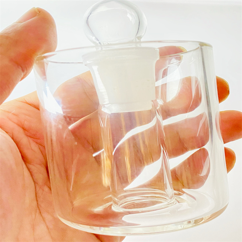 

Glass hookah qtip iso jar container smoke pot oil storage cleaning (GB003)