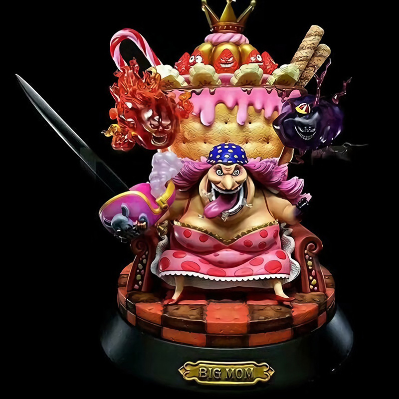 

Anime One Piece GK Charlotte Linlin Big Mom PVC Figure Model Toys 23m X0503