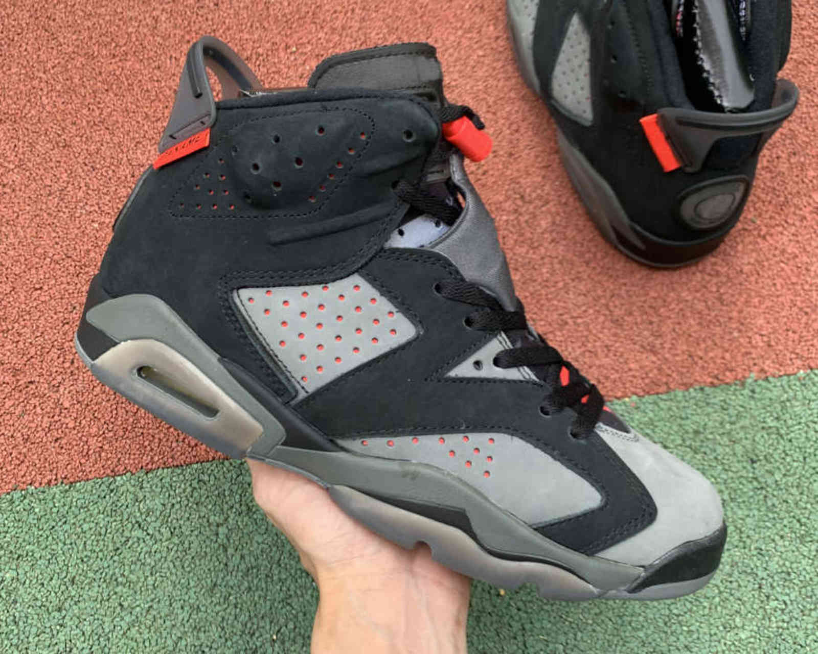 

Top Quality Jumpman shoes 6 Outdoor Shoe 6s Black Grey Big Paris Women Men Fashion Trainers s Sneakers ship With Box, #1