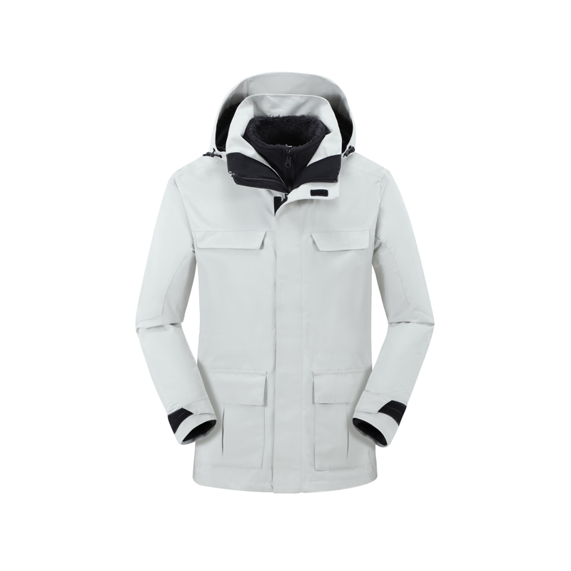 

designer winter new leisure Fleece Jacket hooded waterproof and windproof fashion pocket outdoor men women coat, Black