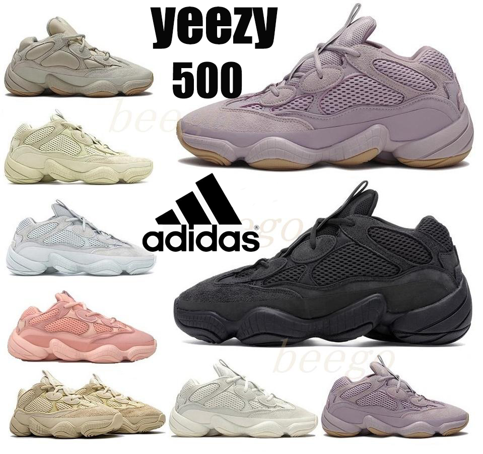 

yeezy v2 v3 Kanye West 500 desert rat running shoes bone white utility black stone soft vision sport sneakers blush moon yellow salt trainers boots 333#, Need socks [3 pair]