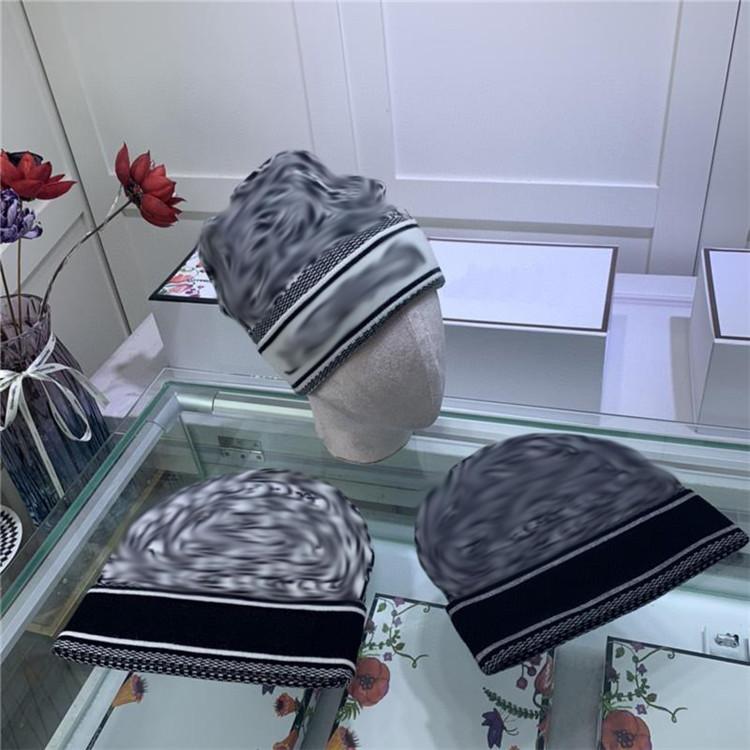 

Luxury Knitted Winter Designer Caps Women Men Warm Beanie Knit Caps Tide Street Hip Hop Wool Caps Unisex Skull Cap With Box