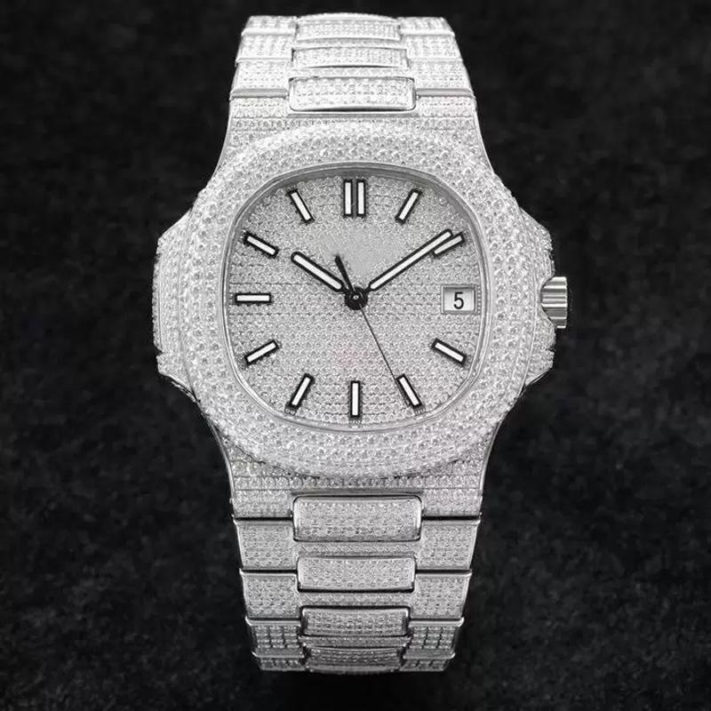 

R8 5719 V3 Limited Edition Men's Deluxe Watch 40mm CAL.324 Automatic Mechanical Movement Diamond Waterproof Super Night Sport Designer Christmas Gift, Box