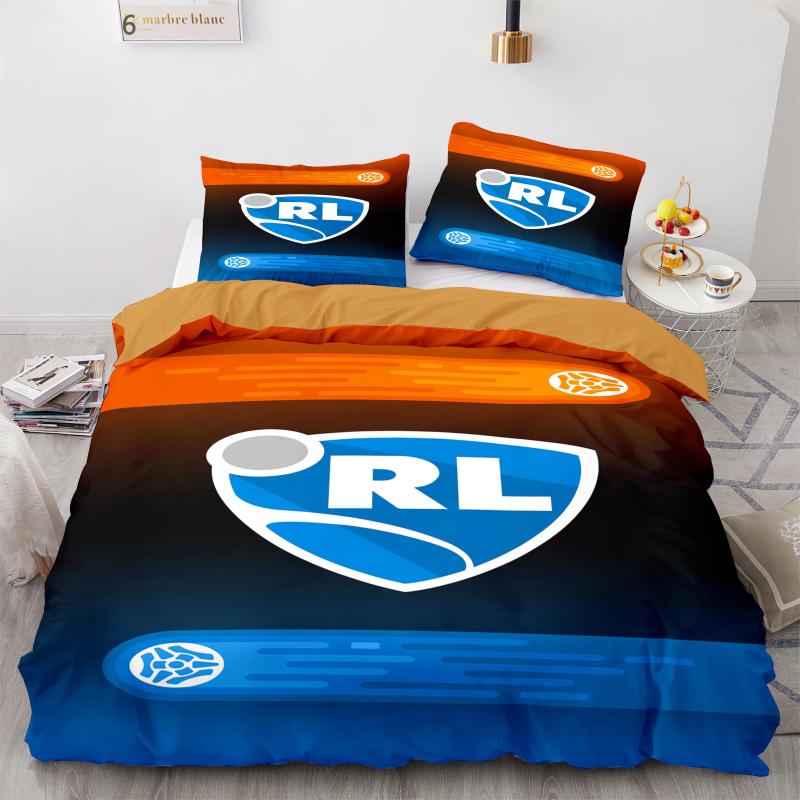 

Bedding Sets Game Rocket League Set Bedspread Single  Full Queen King Size Car Bed Aldult Bedroom Duvetcover Design 11, As picture