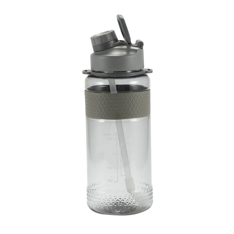 Sport Water Bottle 1000ml Gym School Outdoor Travel Portable Leakproof Tea Infuser Drink Bottles Plastic Cup-image-691812975