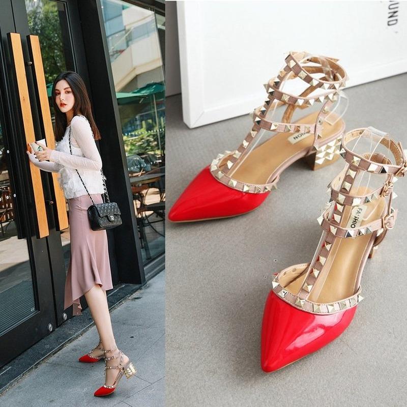 

Shoes Woman 2021 Summer Ladies High Heels Valentine Female Pointed Toe Pumps For Womens Shoe Zapatos Chaussure Femme Dress, Black