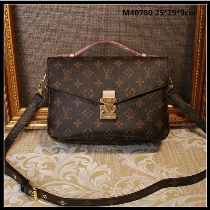 

1-4 LV LOUIS 1 VITTON POCHETTE METIS designer Handbags Women's messenger bags Female Shoulder Bag leather crossbody Bags wallet, Red;black
