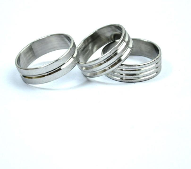 

Band Jewelry50Pcs Sier Stainless Steel Fashion Mens Women Jewelry Ring Wedding Party Gift Rings Wholesale Lots Drop Delivery 2021 U4Gea