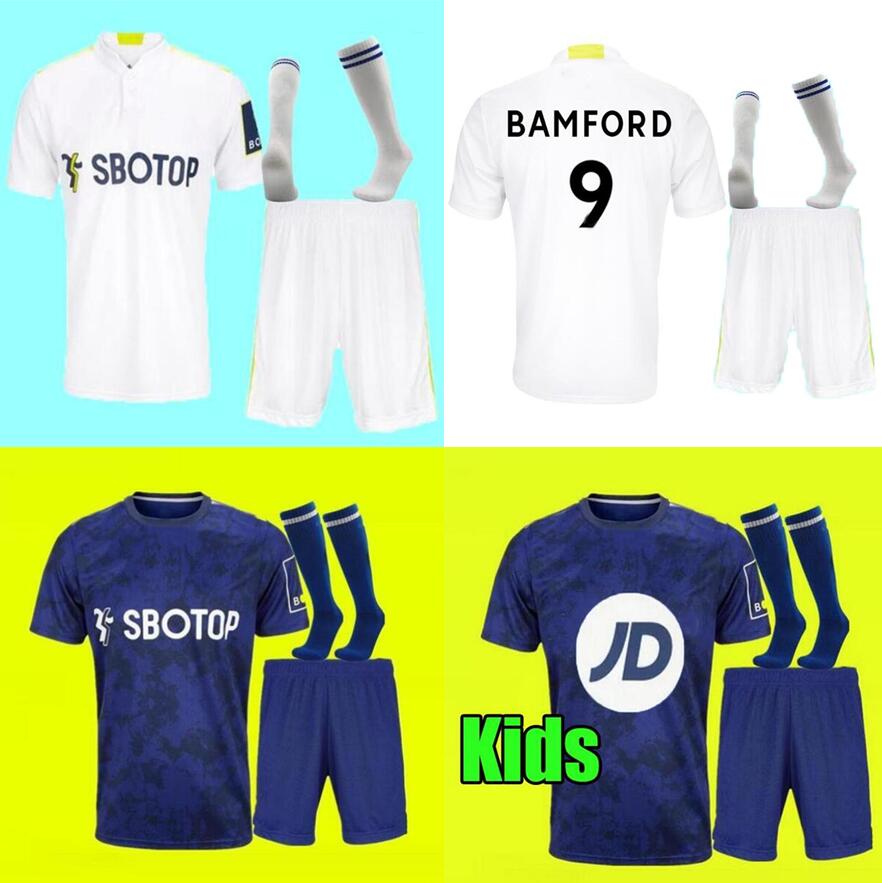 

Adult+kids kit 21 22 Leeds soccer jerseys set United 2021 2022 HARRISON HERNANDEZ COSTA BAMFORD ALIOSKI CLARKE football shirt uniforms sets, Black;yellow
