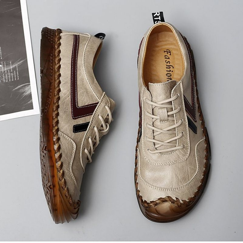 

dress shoes male fashion pu seaming lace up comfortable and take flat background to the casual shoes ks147 u2ax, Black