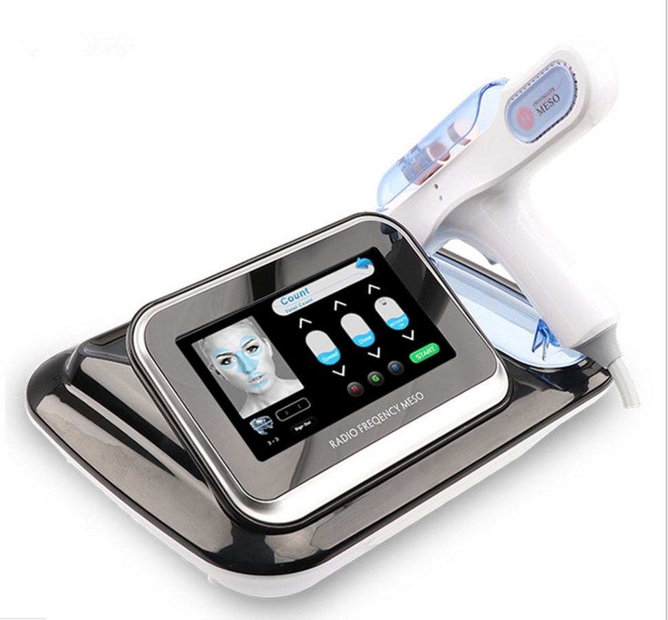 

RF Portable no Needle fractional Free Mesotherapy Gun Meso Machine Wrinkle Removal Water Injection Skin Rejuvenation Salon Use Facial