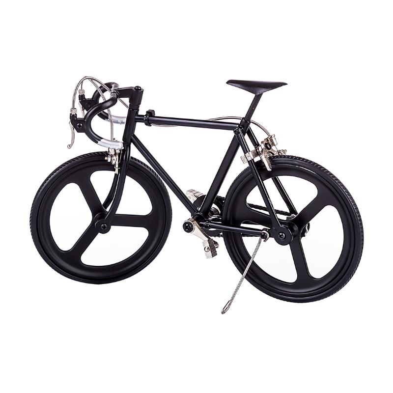 

Decorative Objects & Figurines Mini DIY Metal Bicycle Model Miniature Small Ornaments Home Decor Decoration Collections Bike Kids Christmas