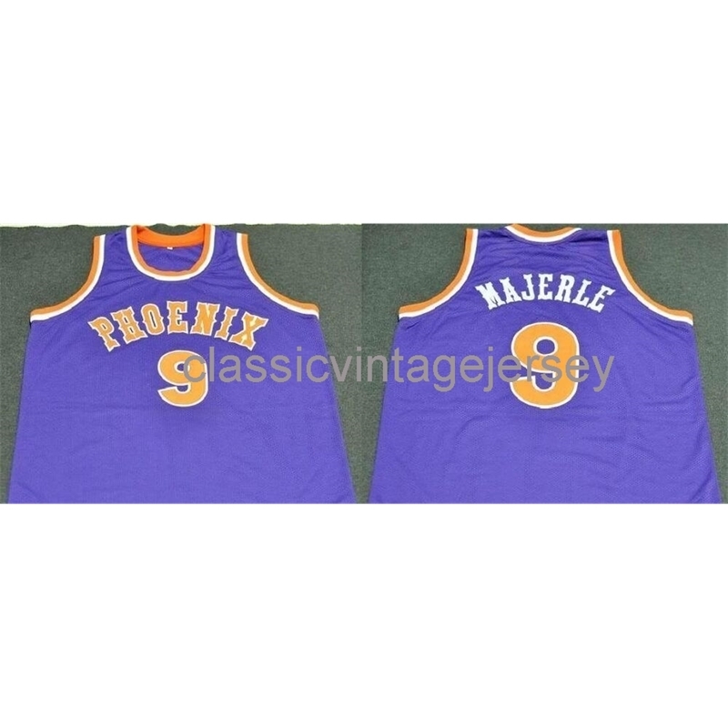 

Stitched Custom DAN MAJERLE ROAD CLASSICS BASKETBALL JERSEY Ncaa Men Basketball Jerseys, Purple