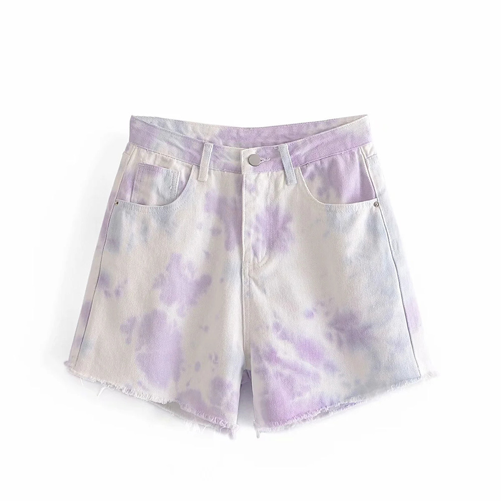 

BBWM Casual Women Pants Fashion Tie Dye Cotton Jeans Summer Slim Loose High Waist Pants Streetwear Trouses women 210520, Multi