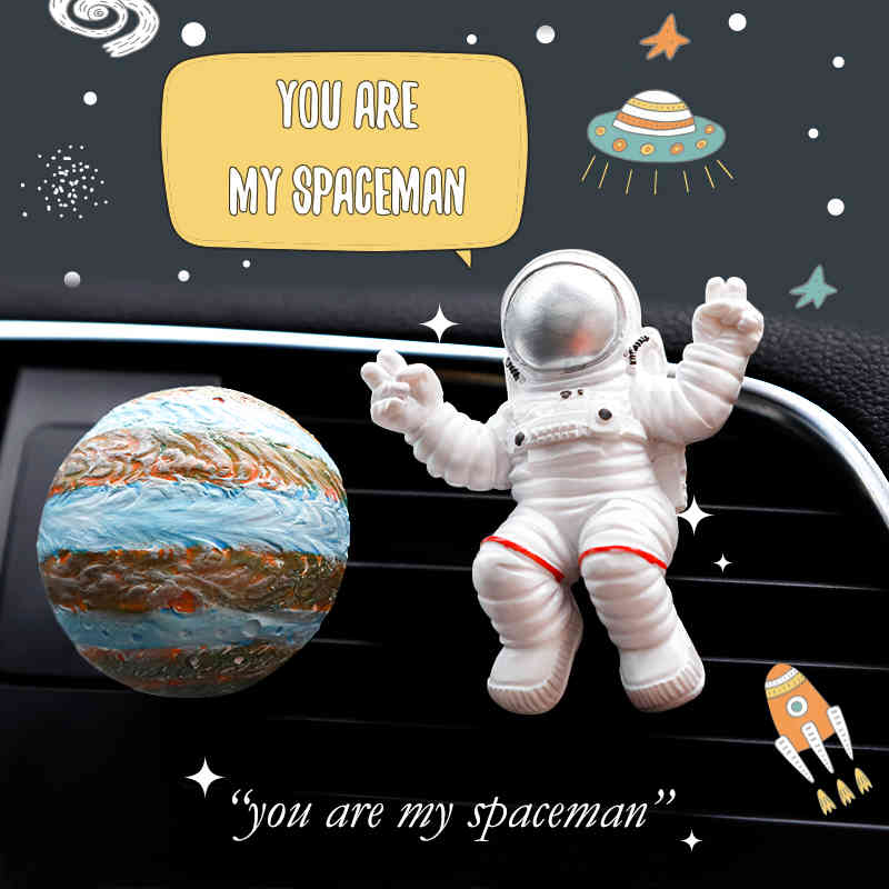 

Freshener Space Astronaut Modeling Auto Outlet Air Conditioning Port Decoration Goods Car Interior Accessories