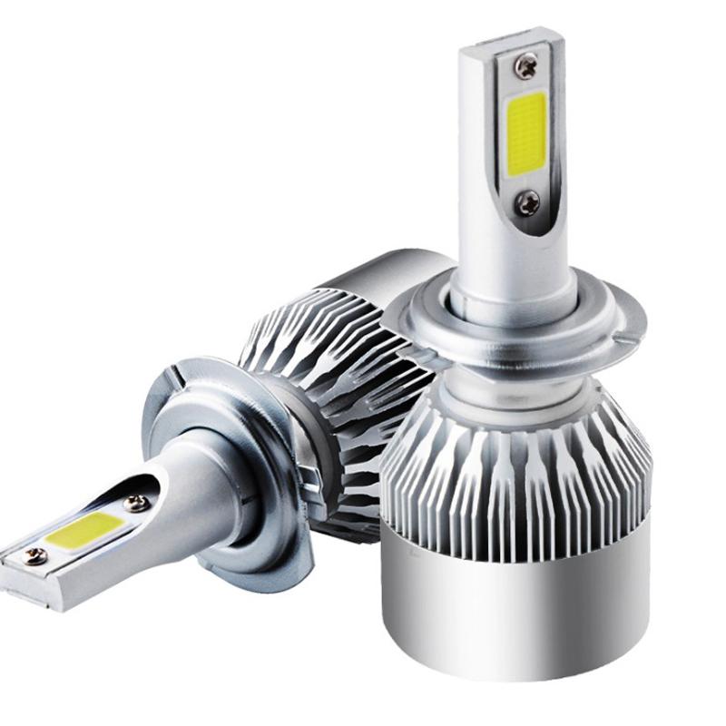 

Car Headlights 2pcs Siliver Colour 6000K Single Beam LED Fog Lamp Bulbs