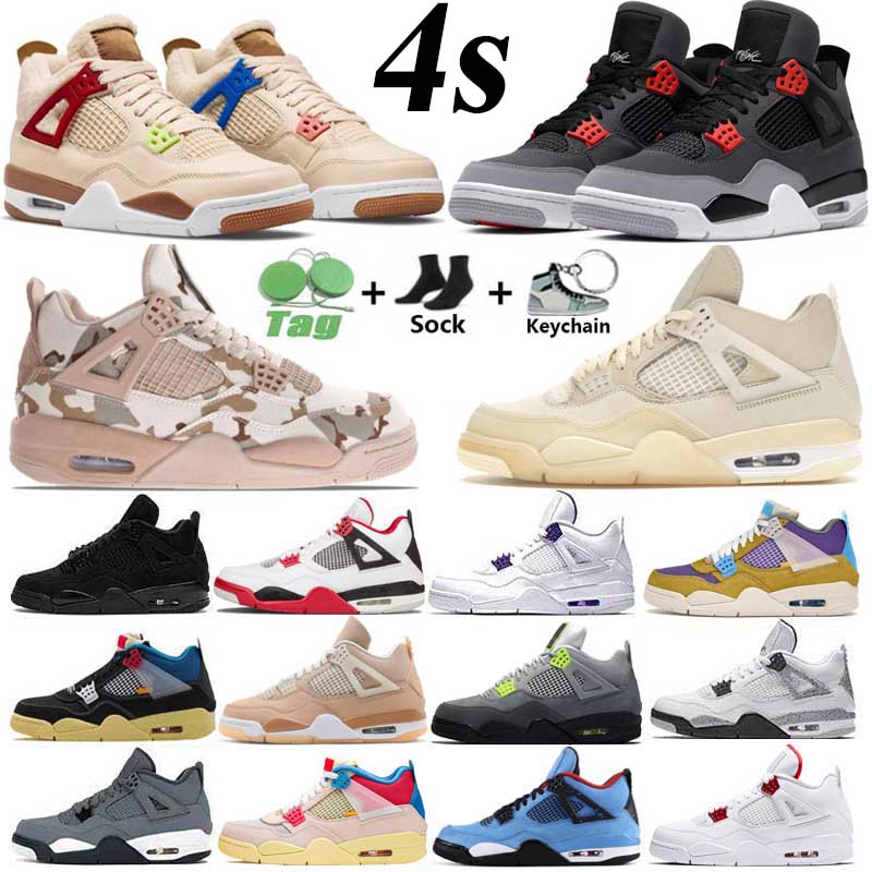 

Top Quality Og 4 Basketball Shoes Jumpman 4s Aleali Mayx Beige Colorful Mandarin Ducks University Blue Infrared Sail Black Cat Mens Women Sneakers Trainers Size 36-47, 22