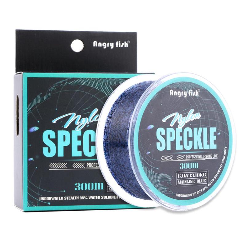 

328Y/300M Nylon Speckle Fishing Line Abrasion Resistant Spot Monofilament Braid