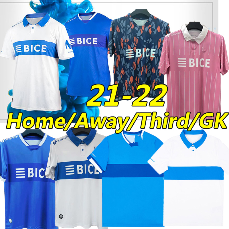 

2021 2022 universidad catolica soccer jersey 21/22 ZAMPEDRI SAAVEDRA FUENZALIDA PUCH Chile Católica futbol Shirts Home Away Third Goalkeeper, Black;yellow