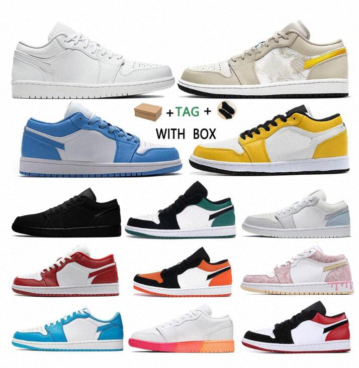 

Jumpman 1 1s Casual Shoes Low for Men Women Paint Drip Court Purple Crimson Tint Royal Blue UNC Mocha Chicago Flip Panda Mens Sneakers Trainers, 20