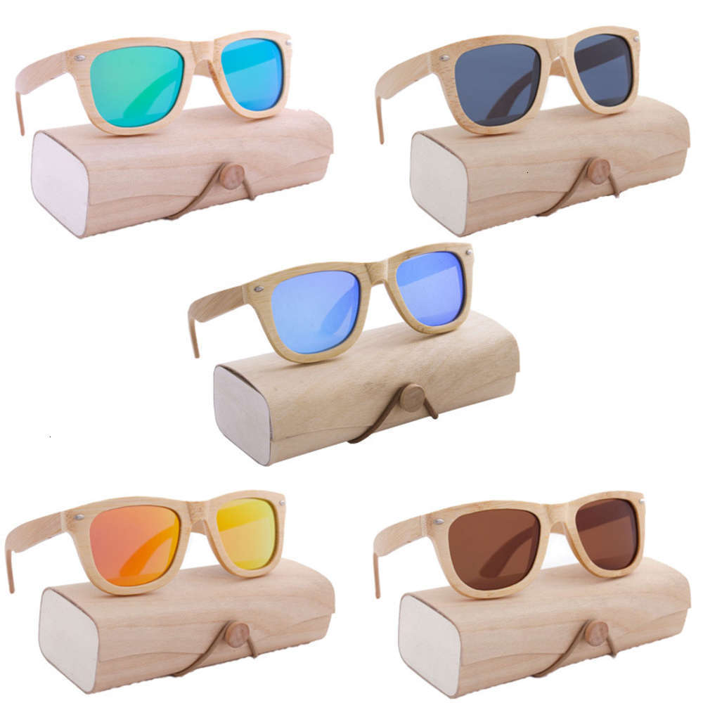 

Highend accessories fashionable custom sun glass bamboo leg wooden sunglass, Black