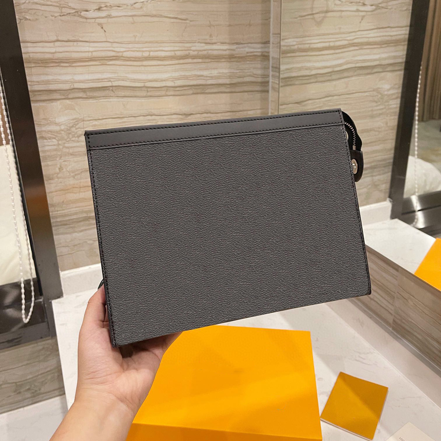 

Fashion Men Women Handbag Leather Tote Bag High Quality Business Bags Luxury Designer Handbags Letter Printed Wallet Purse Totes, Increase freight