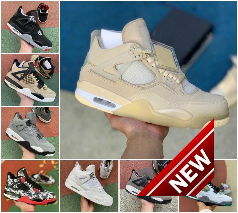 

2022 Undefeated X Travis Scotts 4s 4 Mens Basketball Shoes 3 Bred Unc White Cement Rasta Raptors White Sail Retroes Varsity Royal Sneakers, Colour 6