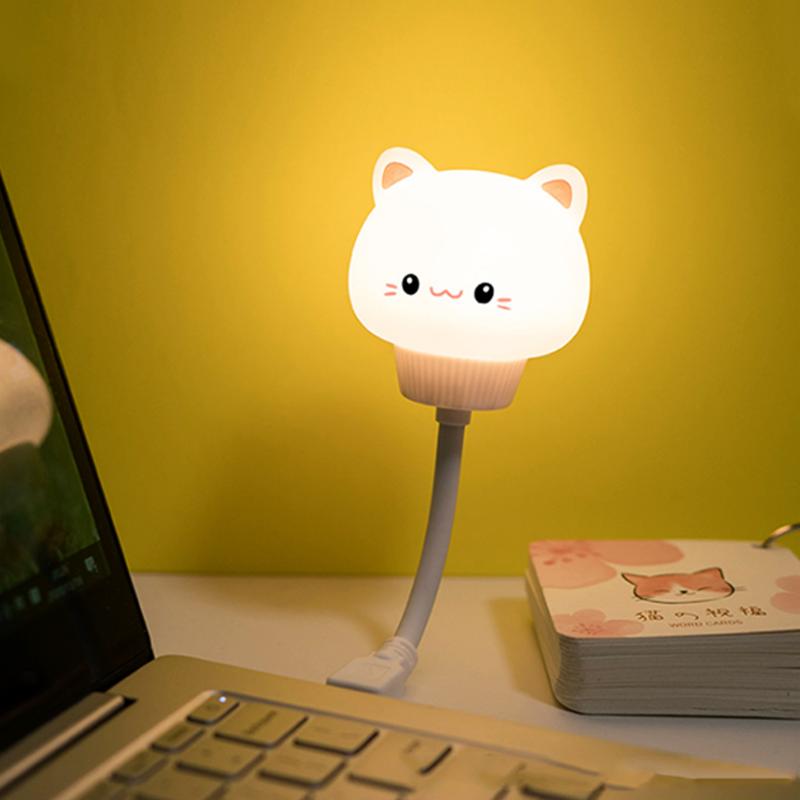 

Night Lights Cute USB LED Bear Cartoon Telecontrol Desk Lamp Lantern Christmas Gift Bedroom Baby Kid Room Decorative