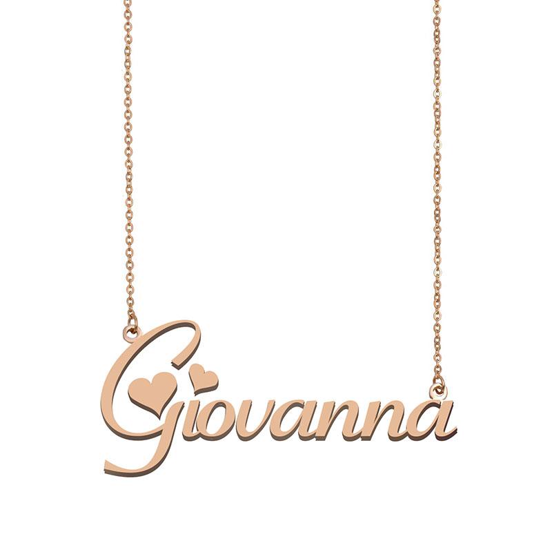 Pendant Necklaces Giovanna Name Necklace Custom Nameplate For Women Girls Friends Birthday Wedding Christmas Mother Days Gift-image-708527016