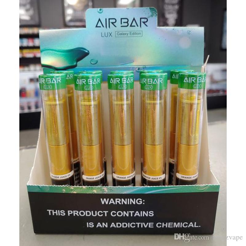

Air Bar Lux Disposable Vape Pen 1000Puffs 500mAh Battery 2.7ml Pod Vapor empty Device Portable Vaporizer Cigarette Kits vs airbar max 23colors