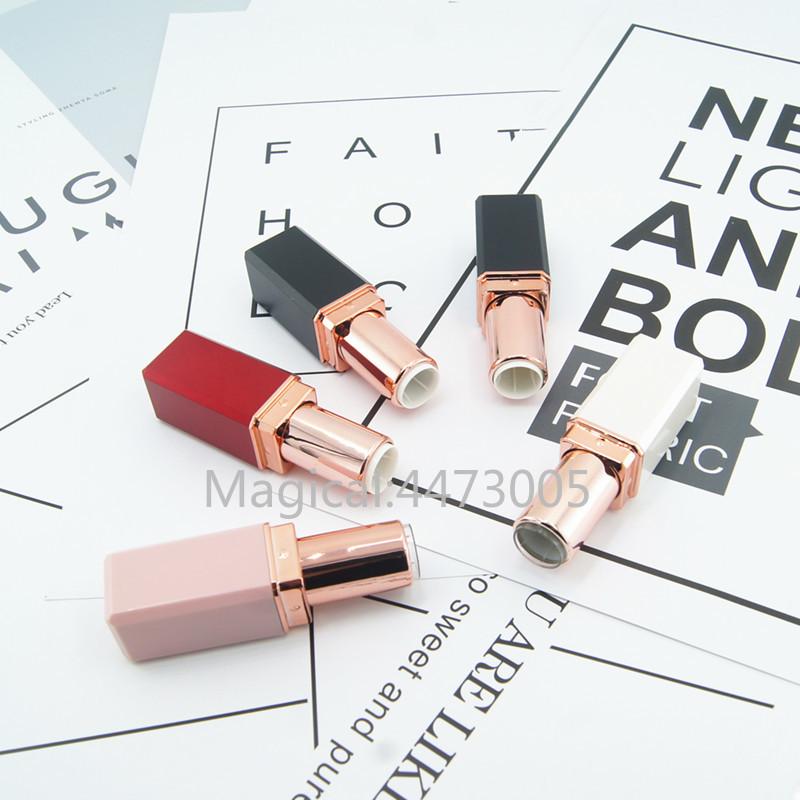 

10/30/50pcs Four-leaf Clover Red Rose Gold Black White Empty Lipstick Tube 12.1mm Lip Container Shell Packaging Storage Bottles & Jars