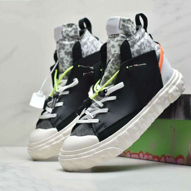 

Readymade Blazer Mid Women Men outdoor Sports Shoes Mens Casual Sneakers Womens Shoe size, White;red