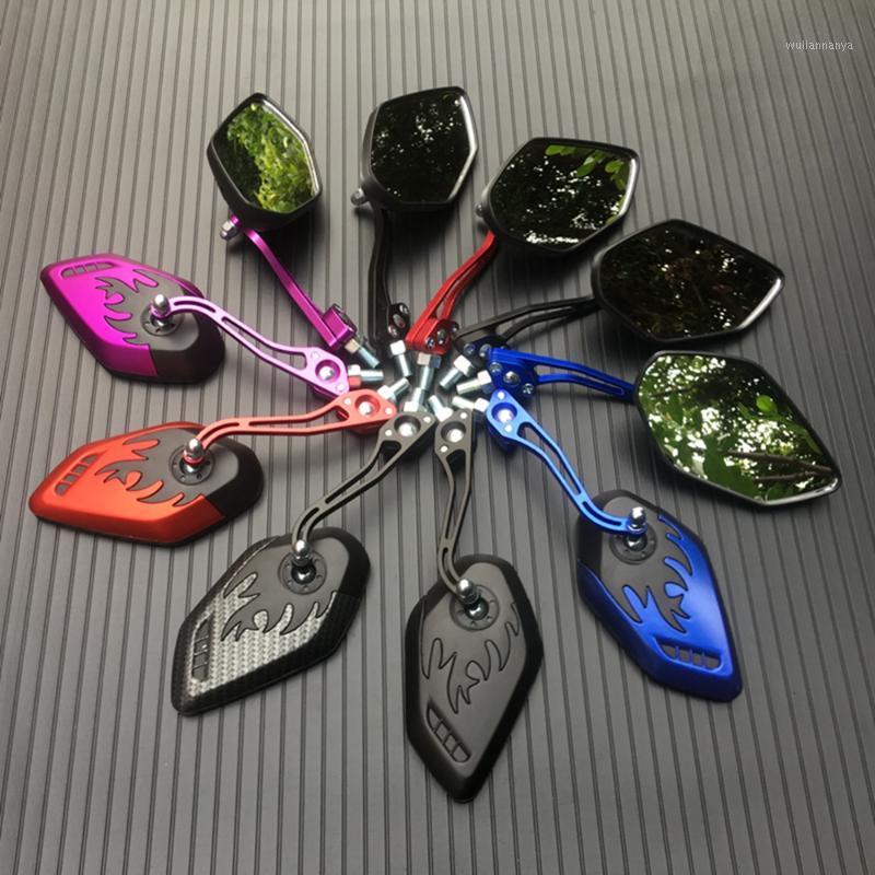 

Motorcycle Mirrors Rearview Mirror Scooter E-Bike Rear View Back Side Convex 8mm Universual