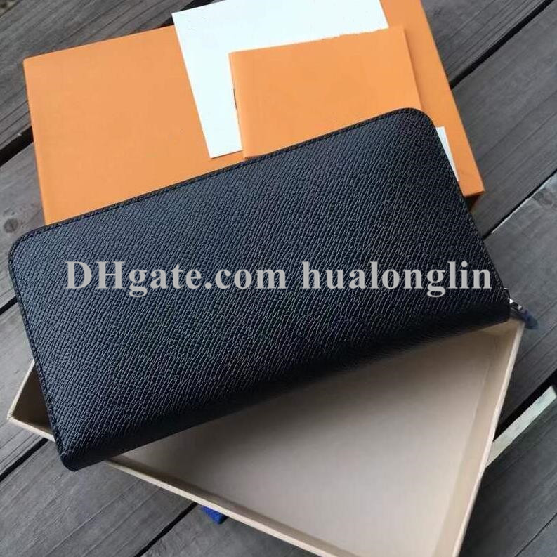 

Woman Wallet Purse women bag hamdbag wallets purses card holders lady original box high quality fashion, Brown grid