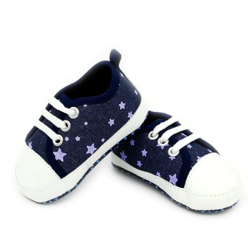 

First Walkers Baby Soft Sole Shoes Anti-slip Toddler Sneaker Infants Canvas