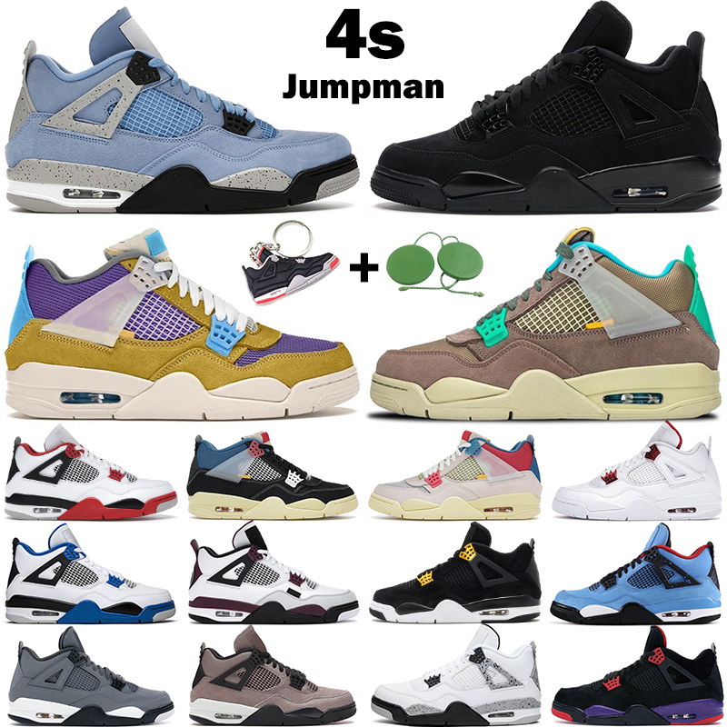 

men women basketball shoes jumpman 4s 4 Desert Moss Taupe Haze University Blue White Oreo Black Cat Bred mens trainers sports sneakers, #1