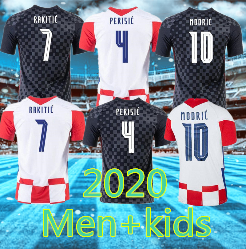 

MAN KIDS KIT 2020 Croacia MODRIC Soccer Jersey 20 21 BROZOVIC PERISIC Football Shirt RAKITIC REBIC Men MANDZUKIC Shirt, Black;yellow