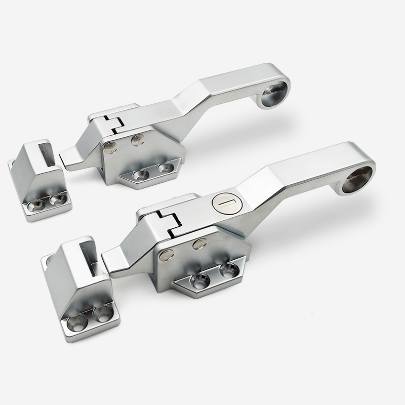 linkage Freezer handle oven door knob Cold storage equipment lock Laboratory cabinet latch hardware pull part Industrial plant-image-547371454
