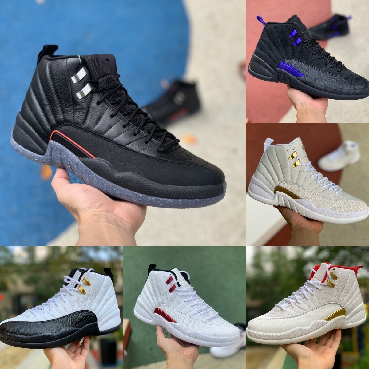 

Jumpman Twist 12 12s Mens High Basketball Shoes Jorden Utility Grind Gold Indigo Flu Game Dark Concord OVO White Playoff Reverse Taxi Fiba Gamma Blue Trainer Sneakers, Please contact us