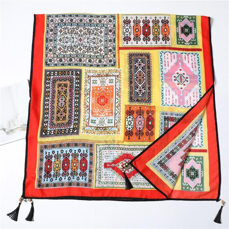 

Scarves Vintage Style Scarf Women's Sunscreen Shawl In Spring And Summer