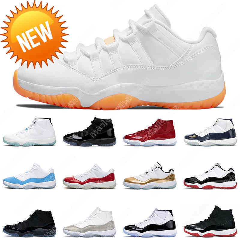 

Bright Citrus Jumpman 11 Low Legend Blue Men Women Basketball Shoes 11s Bred Concord Mens Sneakers Trainer e 2022, Customize