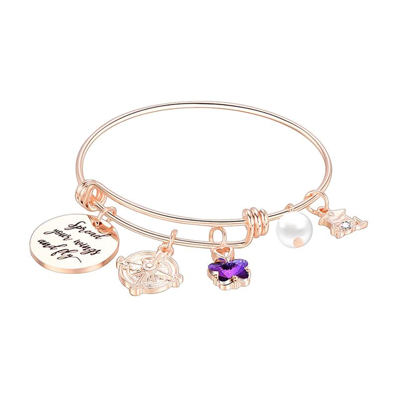 

Bangle Her Graduation Gifts Bracelet College For School 2022, High Inspirational Bracelets