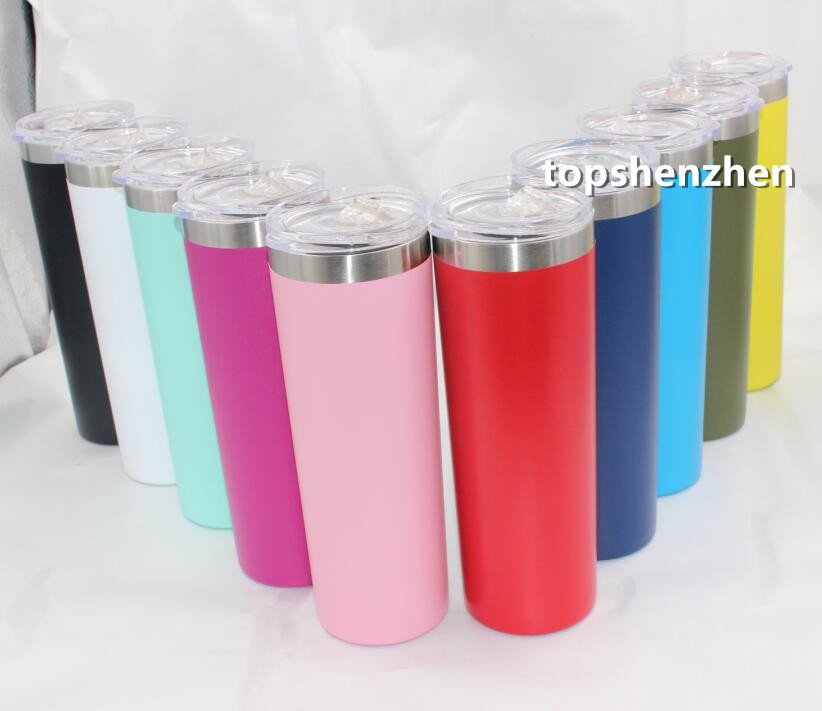 

Skinny Double Wall Stainless Steel kids bottle 36oz 30oz 20oz 10oz 18oz 12oz Wine Tumbler Vacuum Insulated Mug Cups G2CN