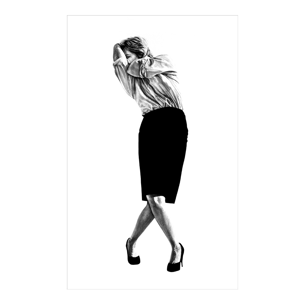 Robert Longo Men In The Cities Cindy Painting Poster Print Home Decor Framed Or Unframed Photopaper Material-image-695226494