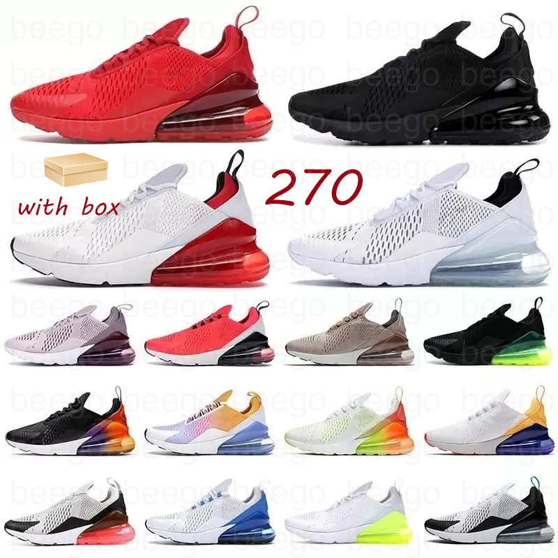 

2022 with box mens running shoes sports sport University Red Total triple gs men react eng 270 pink 270s sneakers women womens youth trainer Black outdoors White, See more colors