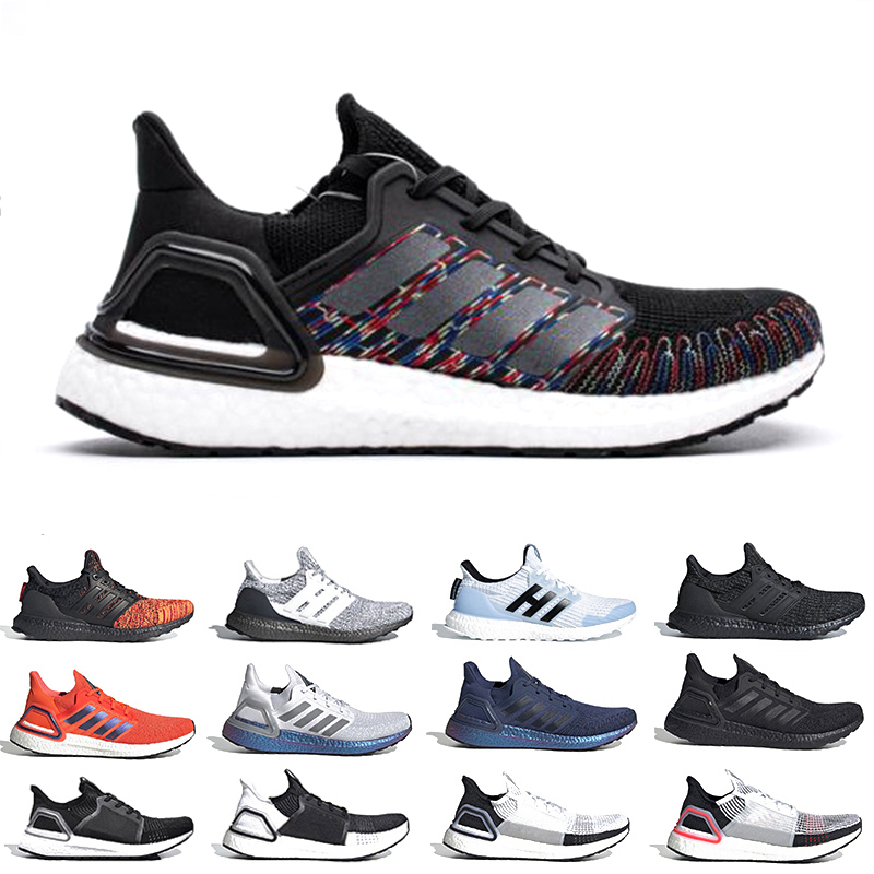 

ultra boost 6.0 mens running shoes sneakers Black Multicolor University Red Tech Indigo Dash Grey ISS U.S. National Lab Core Black Blue men women trainers sports shoe, Item#13