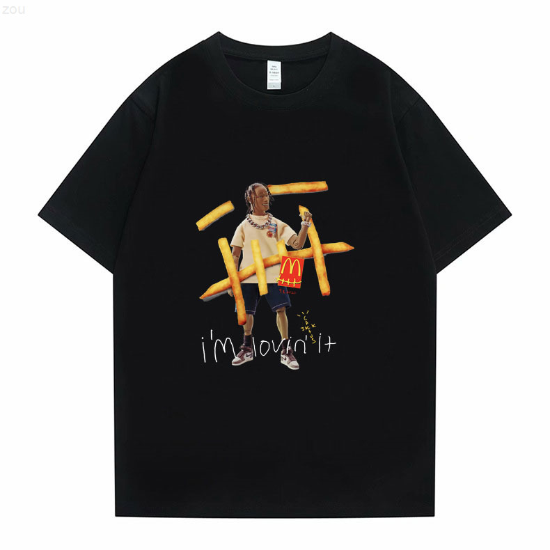 

Cactus Jack and Donald Active Graphic Print Tshirt Fashion Men Women Travis Scott m T-shirt New Short Sleeve Im Lovin If Tees, Green