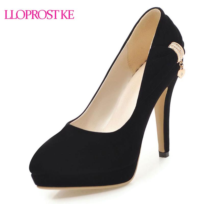 

Lloprost Ke Thin Heel Pumps Shoes Woman 2021 Autumn Fashion Stiletto Bowtie Party Wedding Dress Lady Size 43 MY677, Black