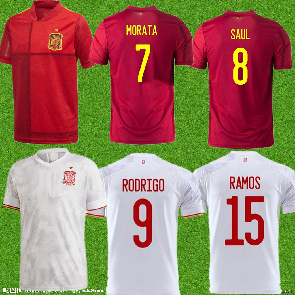 

men away home soccer jerseys 2021 Camiseta de futbol ASENSIO MORATA football shirt ISCO RAMOS INIESTA maillot foot, Black;yellow